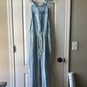 Light Blue Denim Overalls
